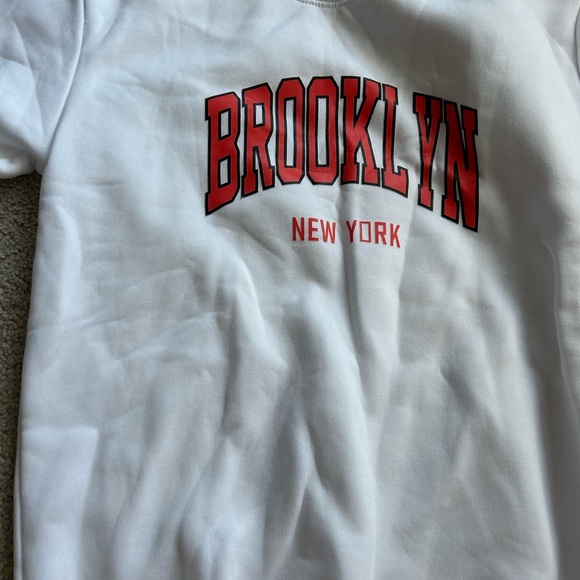 White Brooklyn Crewneck - Picture 2 of 2